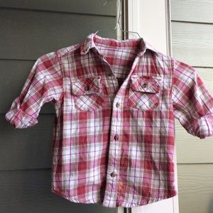 Kid's "Sun Kissed" Vintage Flannel Shirt 2T