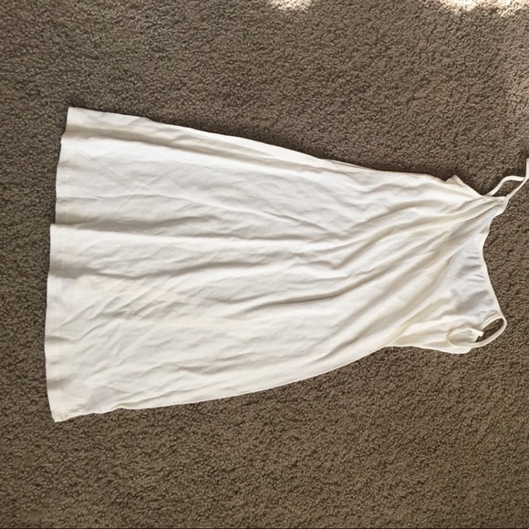 NWT Cream Crochet Maxi Dress w/Tank Under - Picture 3 of 6