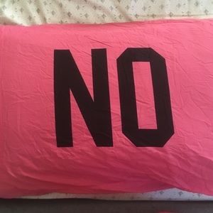 Love pink pillow case