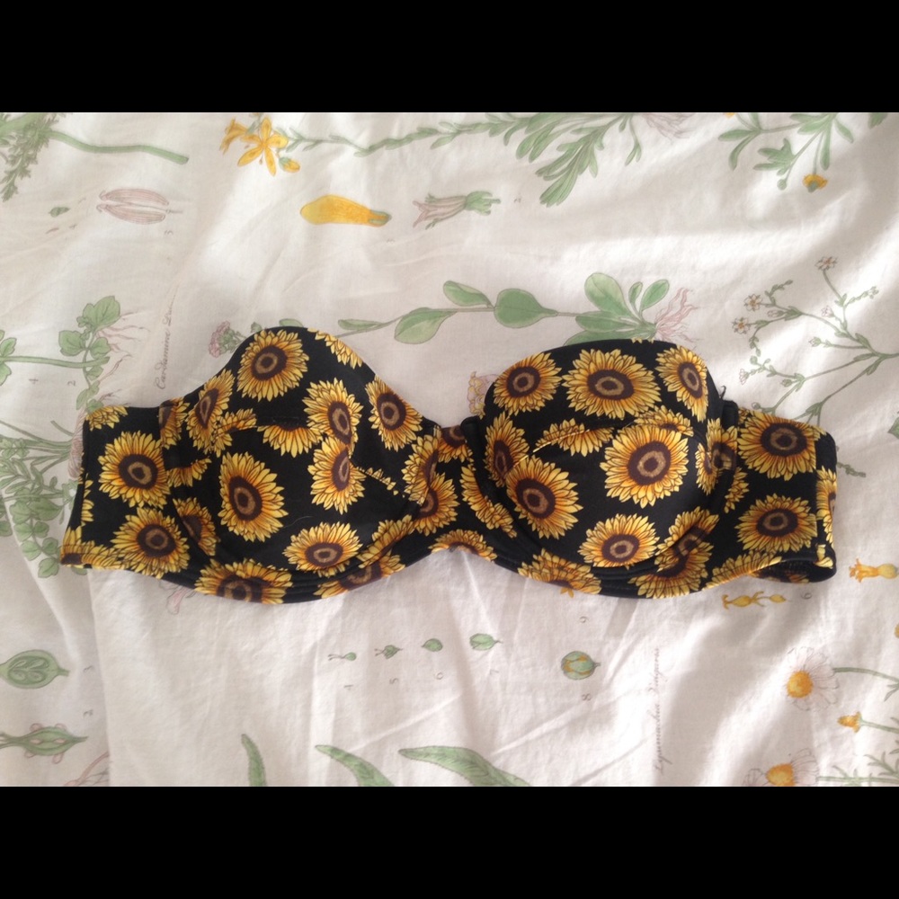 Sunflower Urban Outfitters Bikini Top Size Large