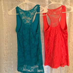 Bozzolo Lace Back Tank