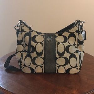 Coach Signature Hobo Convertible Bag