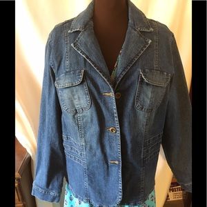 Coldwater Creek Denim Blazer
