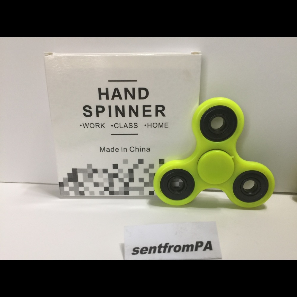Fidget Spinner NEON GREEN Hand Spinner EDC ADHD
