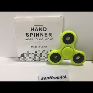 Fidget Spinner NEON GREEN Hand Spinner EDC ADHD