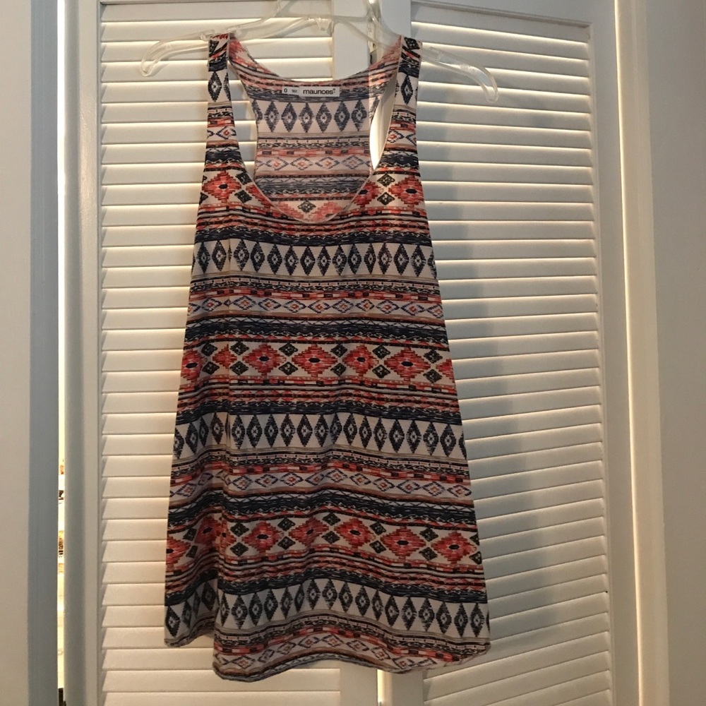 Tribal Print Tank Top
