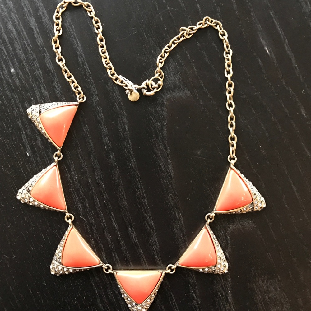 J. Crew orange stone necklace