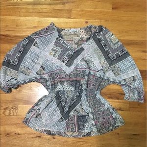 Patterned Tobi shirt