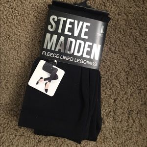 NWT Black Fleece Lined Steve Madden Leggings