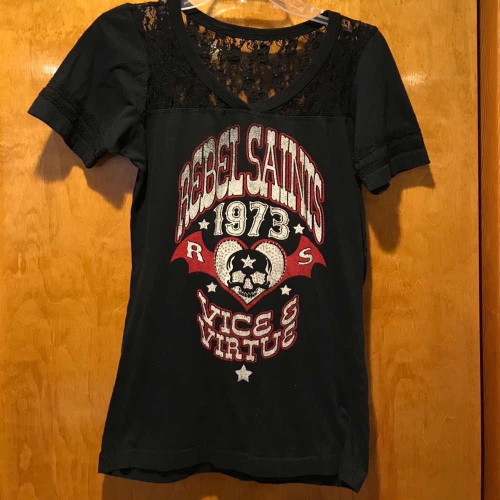 Rebel Saints T-shirt.  Size Large