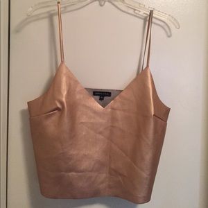 Kendall & Kylie metallic tank top