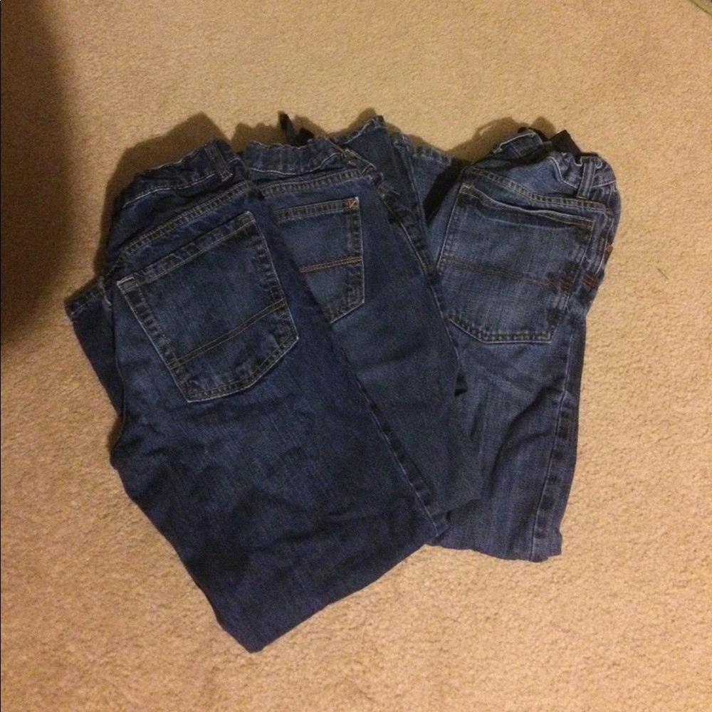 Boys Size 12 husky three pair of jeans
