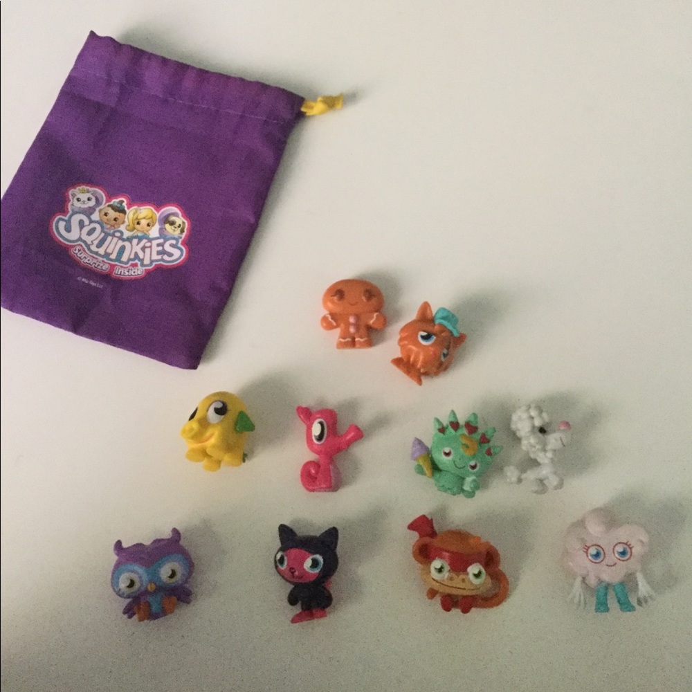 Moshi Monsters and a squinkies bag!