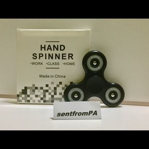 Fidget Spinner BLACK Hand Spinner EDC ADHD Stress