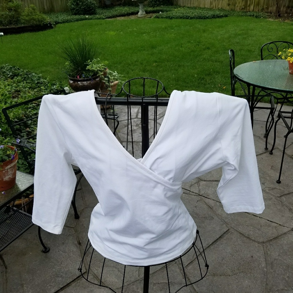 Soft Surroundings cross over top.