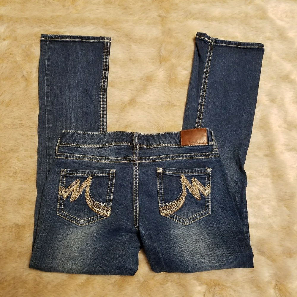 Maurices I Thick Stitch Womens Juniors Jeans 7/8-S