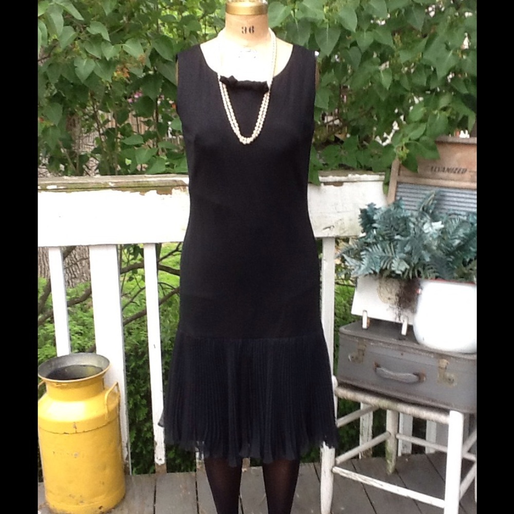 VTG 50s Black Wiggle Dress