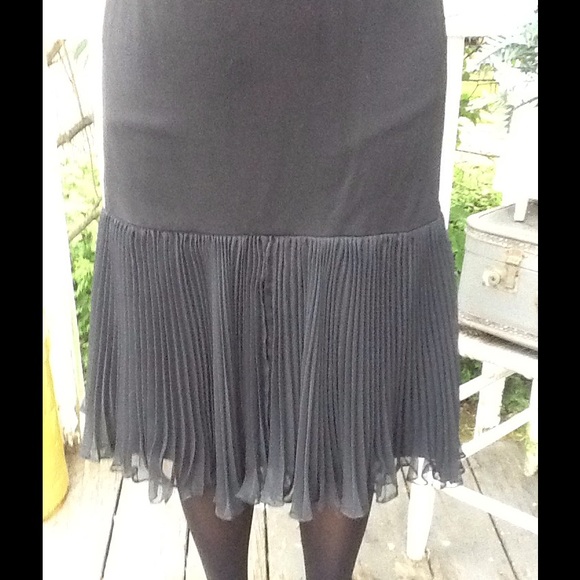 VTG 50s Black Wiggle Dress - Picture 5 of 5