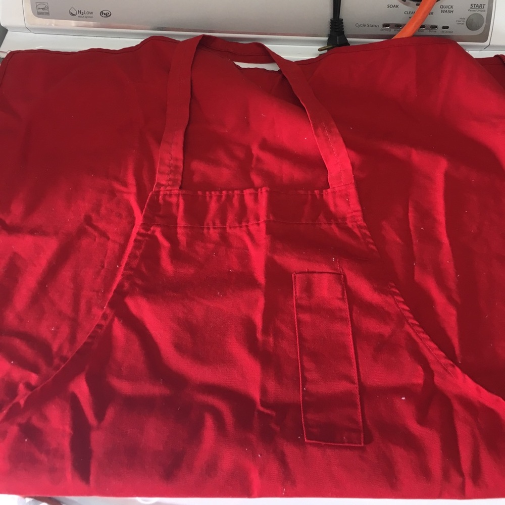 Red apron