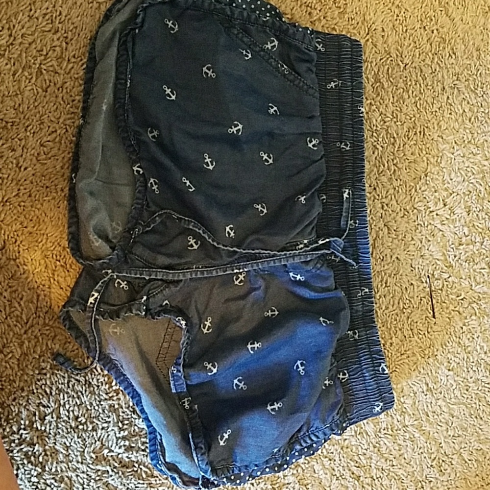 Blue shorts