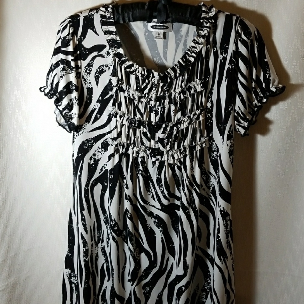 Intermission Zebra Pattern Dress