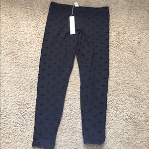 NWT Lauren Conrad Bow Black Leggings