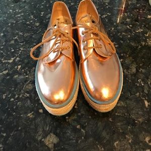 John fluvog copper espadrilles