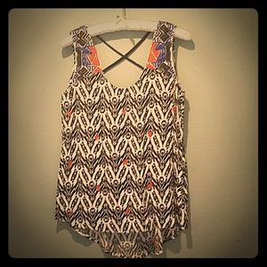 THML rayon bohemian tank top