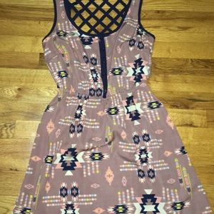 Tribal pattern dress