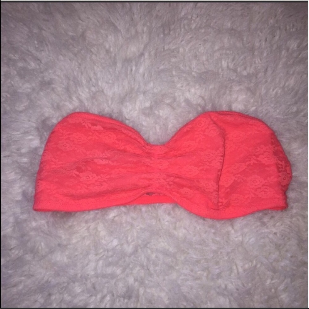 Victoria's Secret PINK Lace Bandeau Bralette