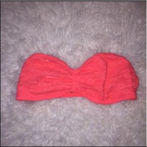Victoria's Secret PINK Lace Bandeau Bralette