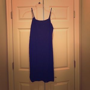 Banana Republic black eyelet spaghetti strap dress