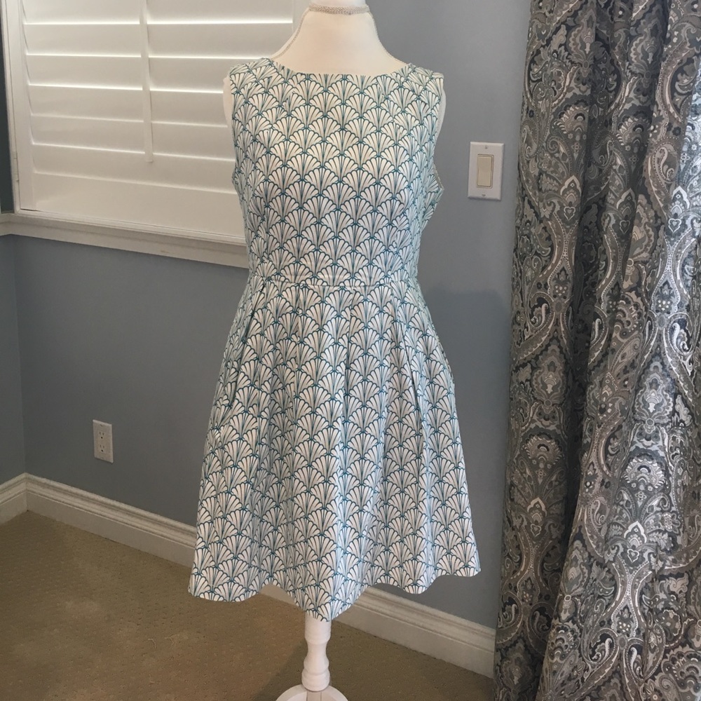 Adorable Pink Martini fit and flare dress