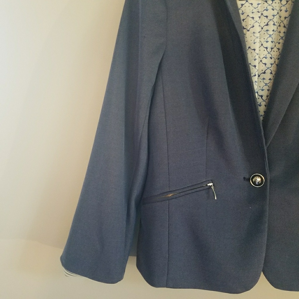 PRICE DROP!!! OBR Blue Blazer with Zip Pockets