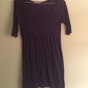 Purple tshirt dress