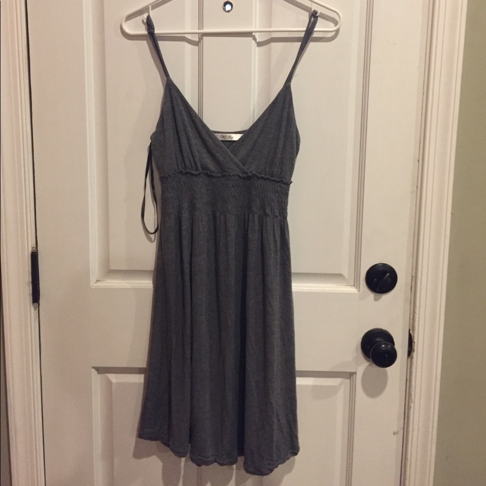 OLD NAVY charcoal gray tank dress S