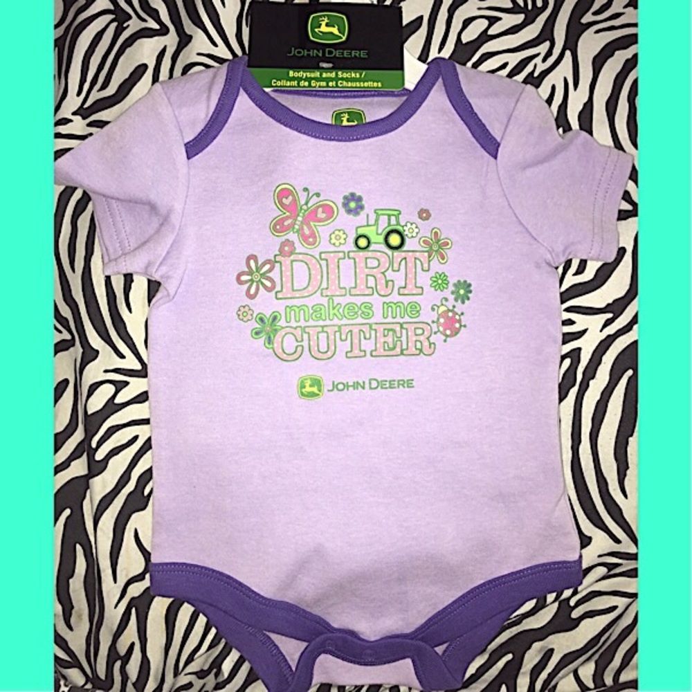 John Deer Onsie Fit With Booties