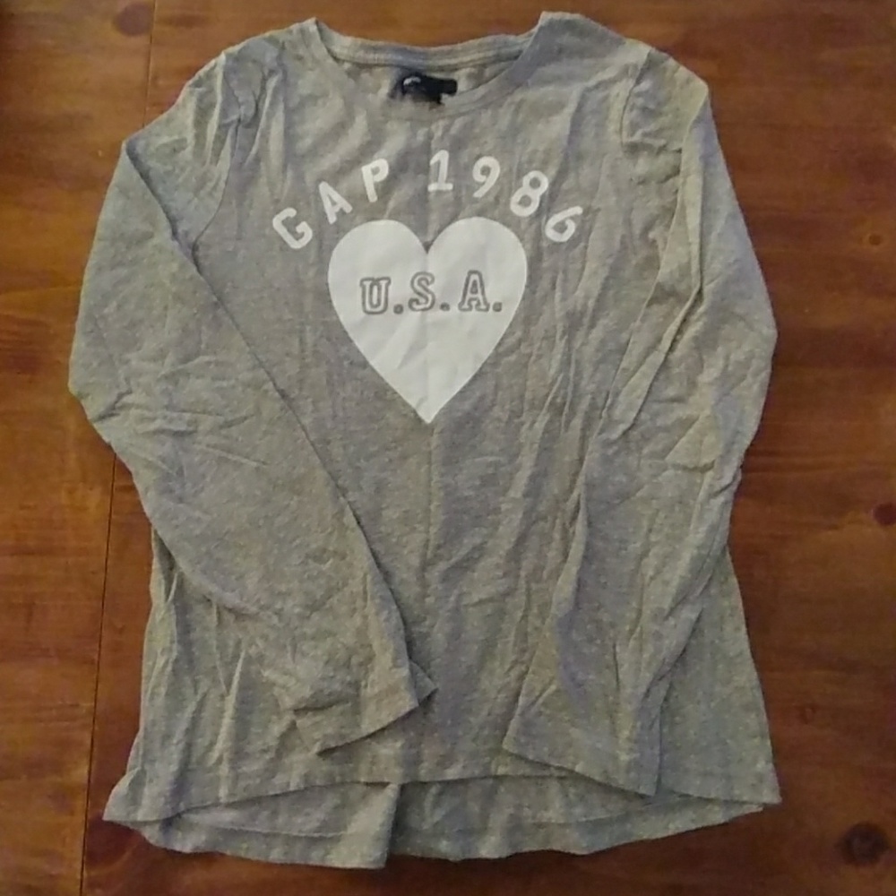 Knit long sleeved girls t shirt