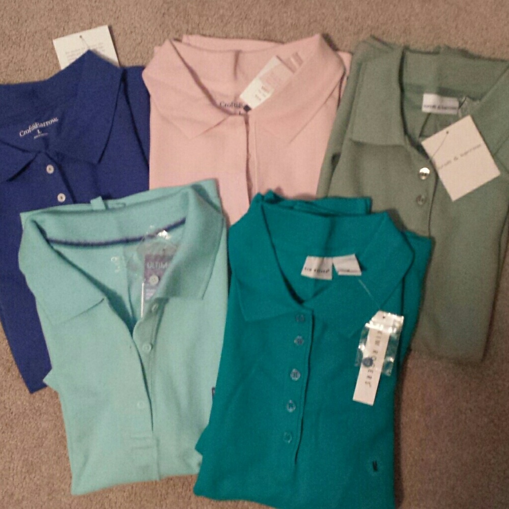 Short sleeve Polo style tops