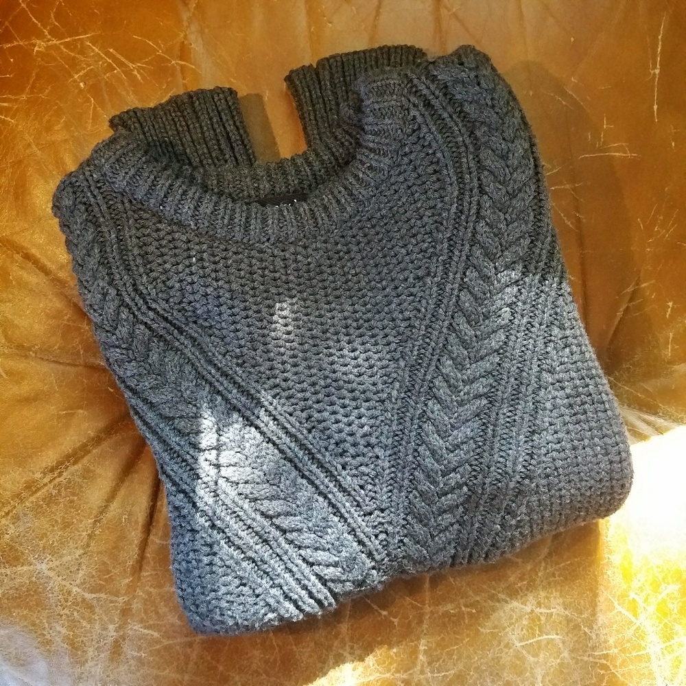 Grey Knit Sweater