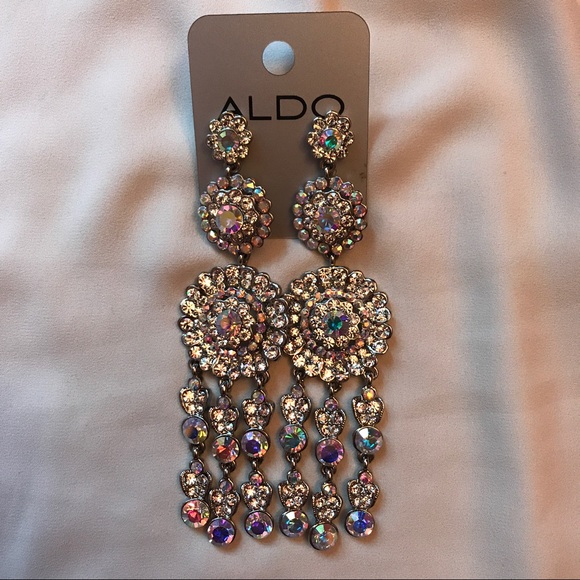 Aldo Jewelry Gorgeous Silver Chandelier Earring Indian Inspired Gorgeous Silver Chandelier Earring Indian Inspired