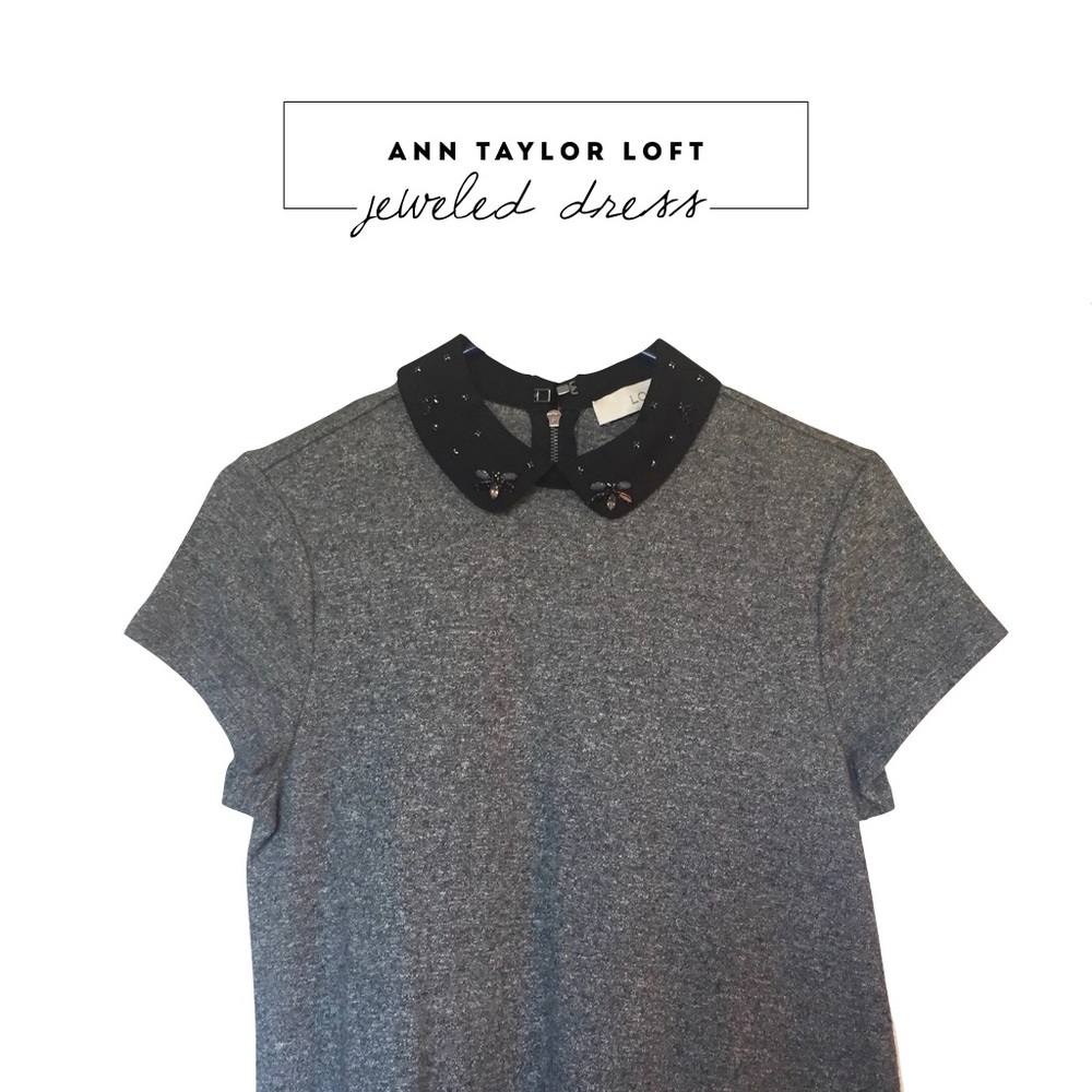 LOFT gray dress