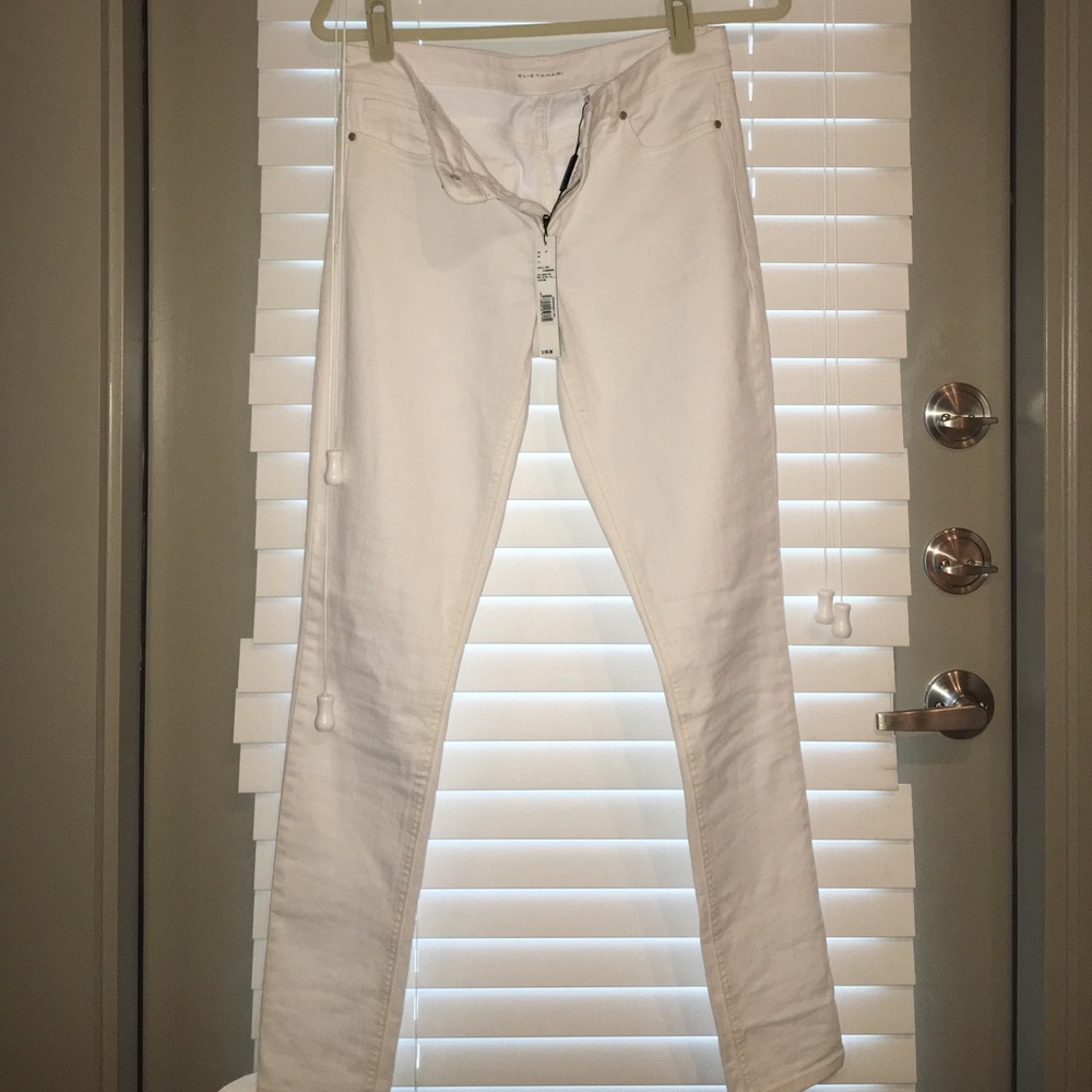 Tahari White Skinny Jeans- NEW
