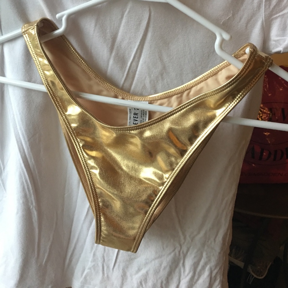 Gold Bikini Bottom