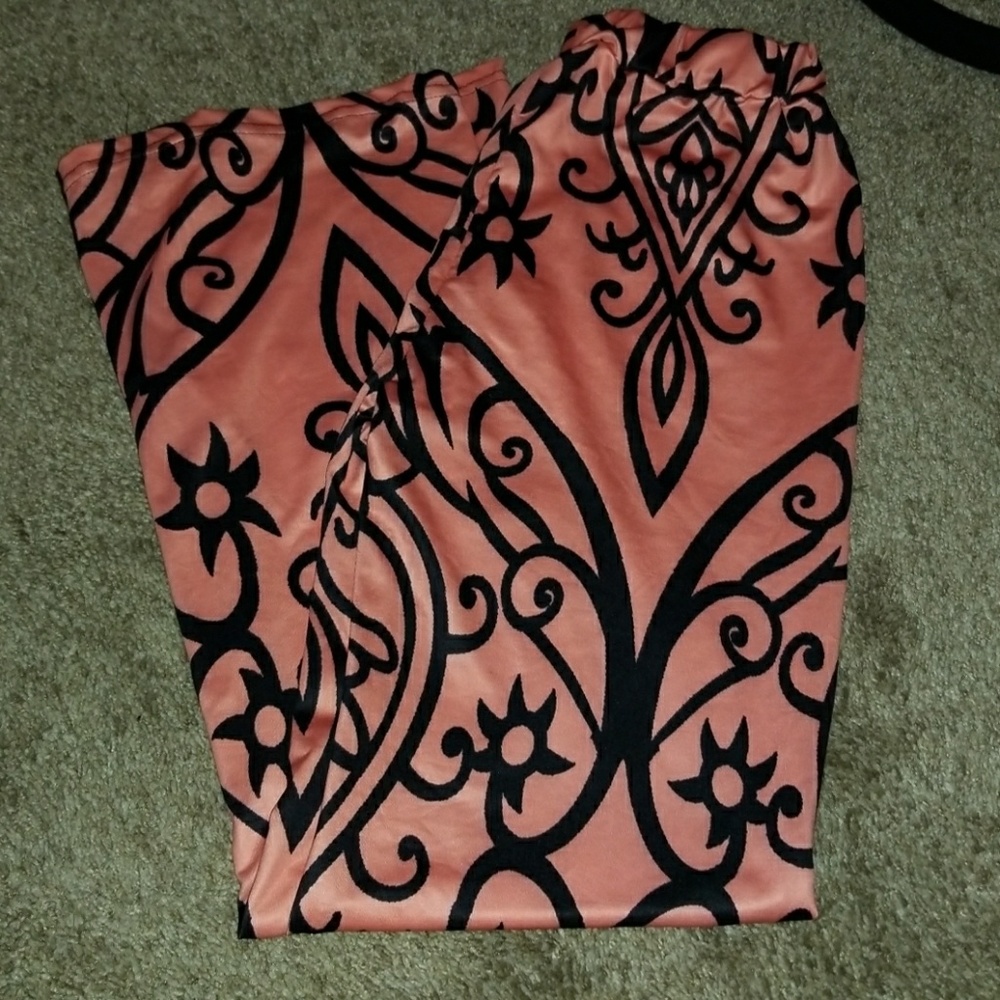 Flare Leg silky pants