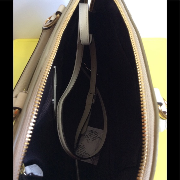 New Coach Signature Sierra Domed Satchel Bag Beige - Picture 7 of 8