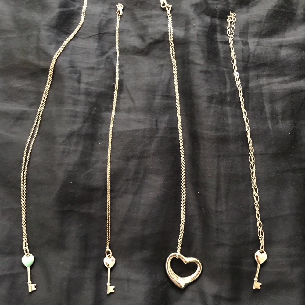 Four Tiffany Necklaces purchased last year