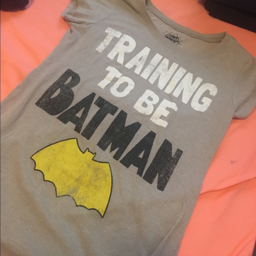 "Training to be BatMan" tee shirt