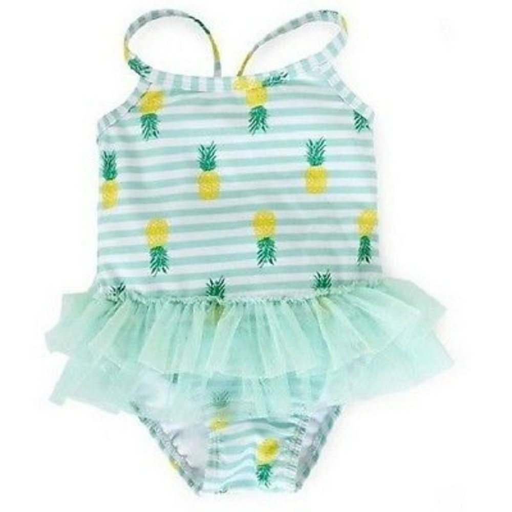 Circo Baby Girl's Pineapple Swimsuit with Tutu