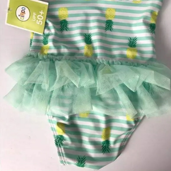 Circo Baby Girl's Pineapple Swimsuit with Tutu - Picture 4 of 4